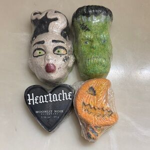 Bath bombs and soap.